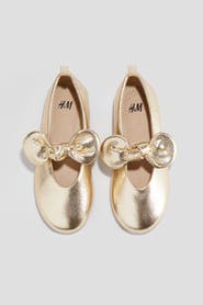 H&M Bow-detail Ballet Pumps