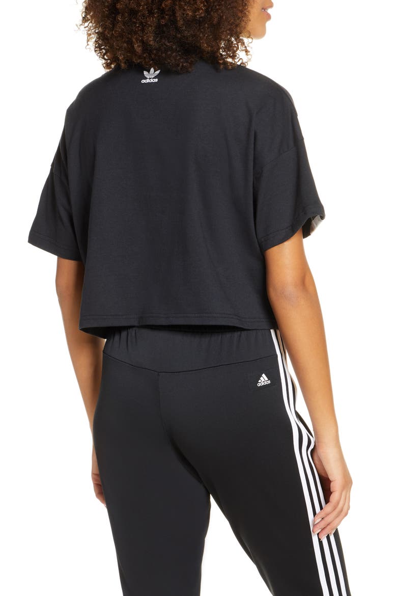Large Logo Tee, Alternate, color, BLACK/ WHITE