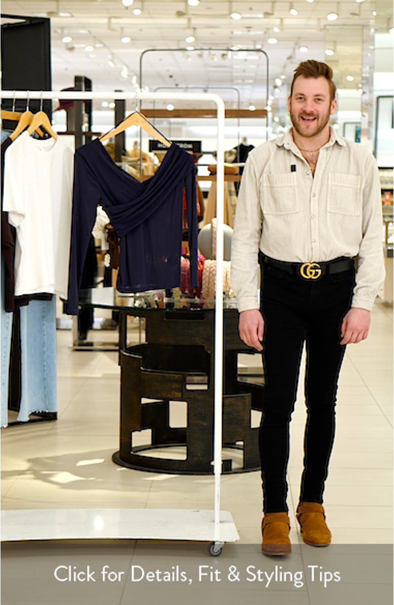 Pacie One-Shoulder Long Sleeve Top, sales video thumbnail