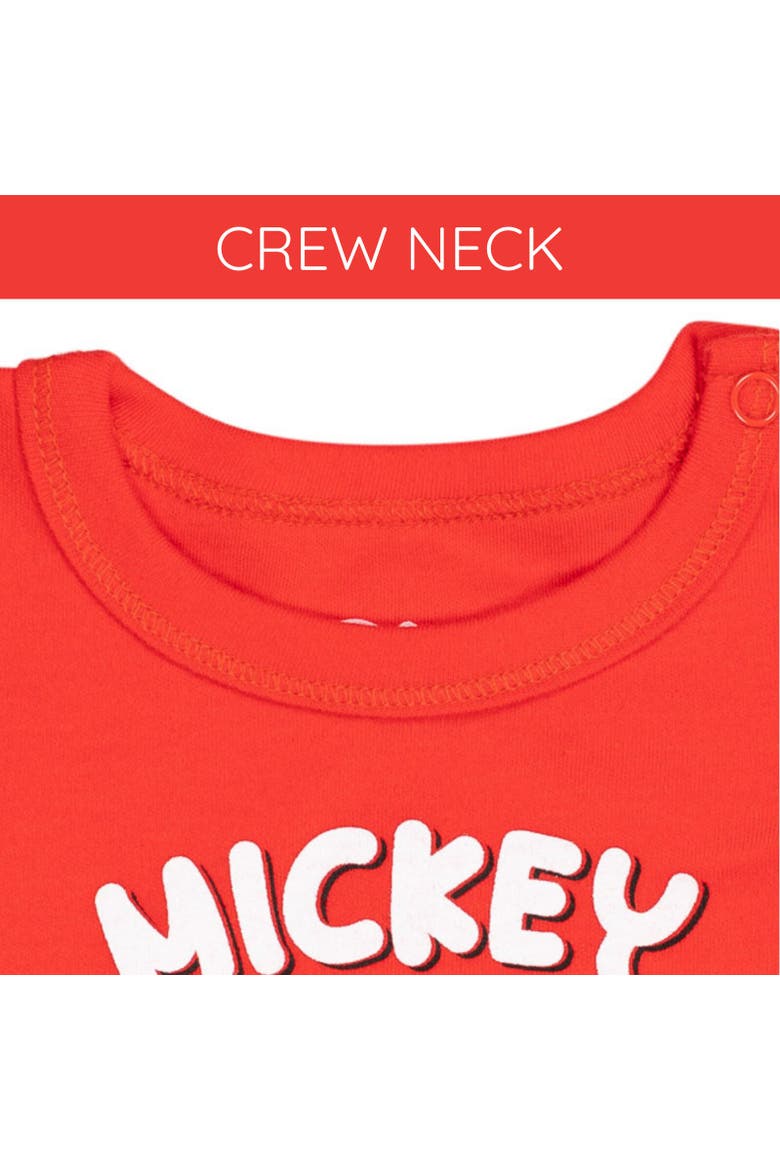Mickey Mouse 2-Piece Romper and Bucket Hat Set, Alternate, color, Mickey Crimson Red