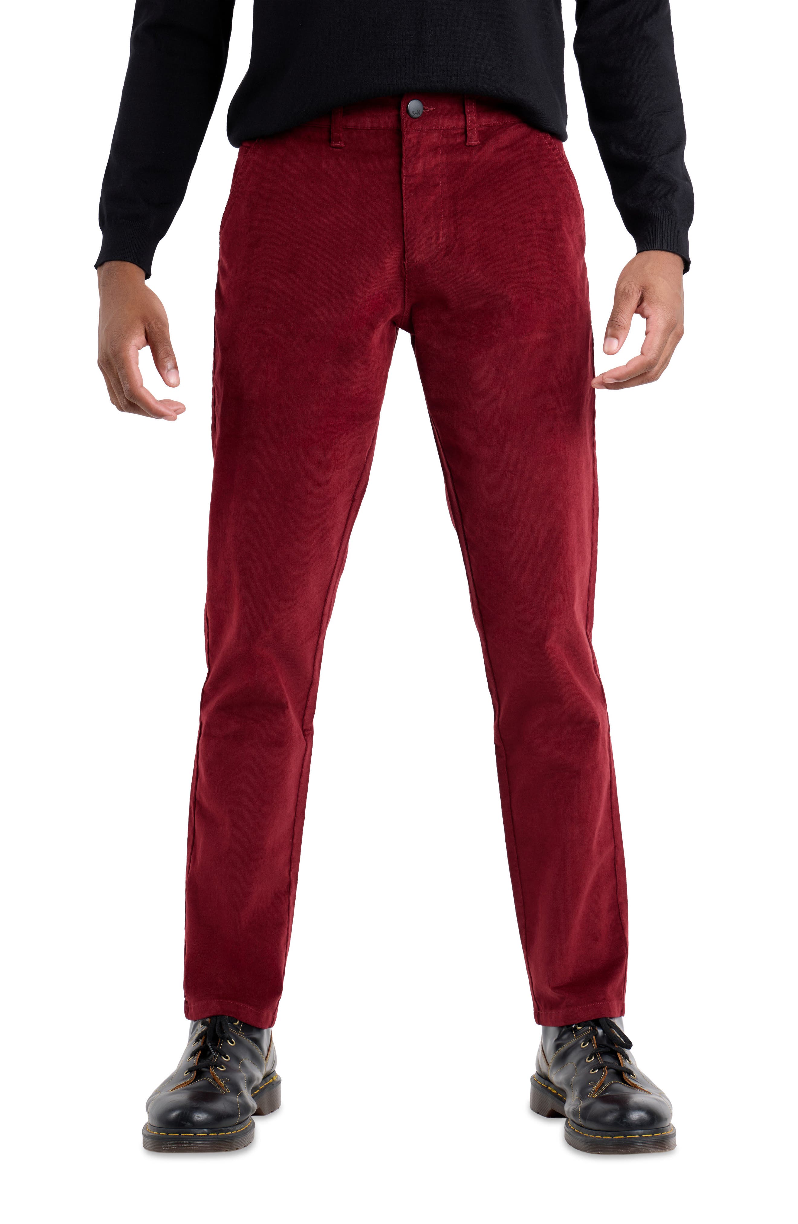 Spring + Mercer Slim Fit Five-Pocket Corduroy Pants