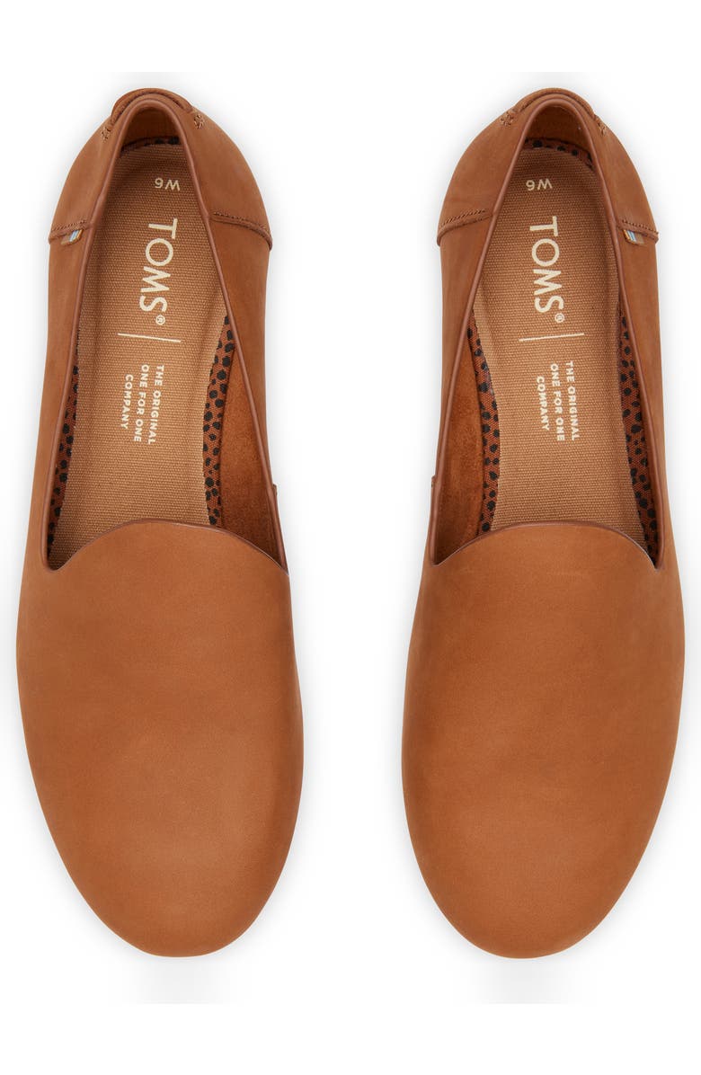 TOMS Darcy Flat Loafer, Alternate, color, Tan Oiled Nubuck