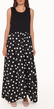 Petal & Pup Glenda Polka Dot Maxi Dress