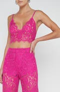 L'AGENCE Aislin Lace Bralette Top