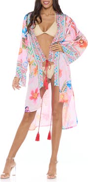 RANEES Floral Cover-Up Duster