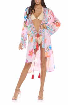 RANEES Floral Cover-Up Duster
