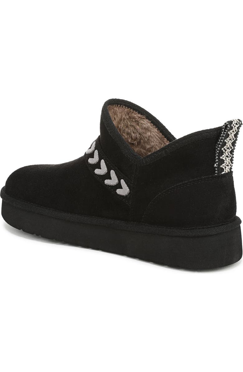 Blowfish Malibu Mokolo Faux Fur Lined Bootie, Alternate, color, Black Faux Suede