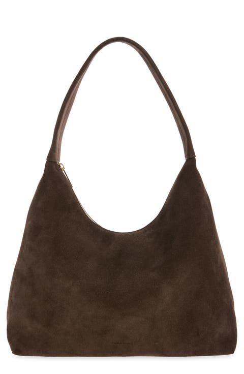 Candy Suede Shoulder Bag