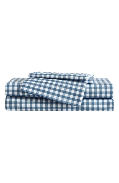 Preston Check Microfiber Sheet Set