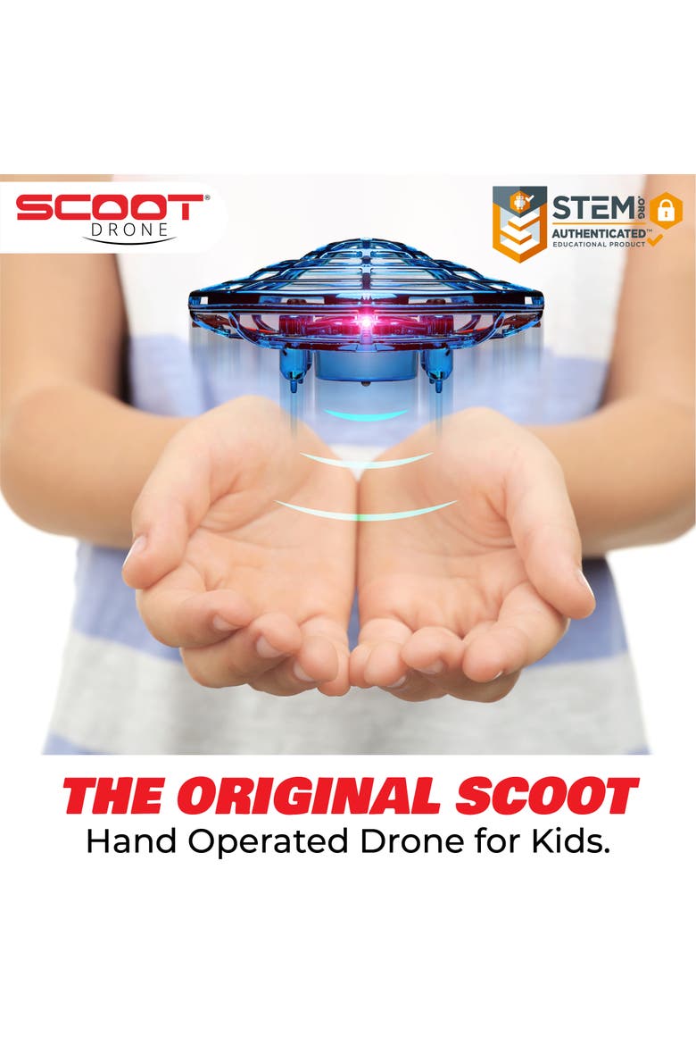 Scoot Hand Operated Drone - Blue, Alternate, color, Blue
