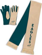 WEAR by Erin Andrews Women's WEAR by Erin Andrews Philadelphia Eagles Tonal Microcheck Scarf & Glove Set