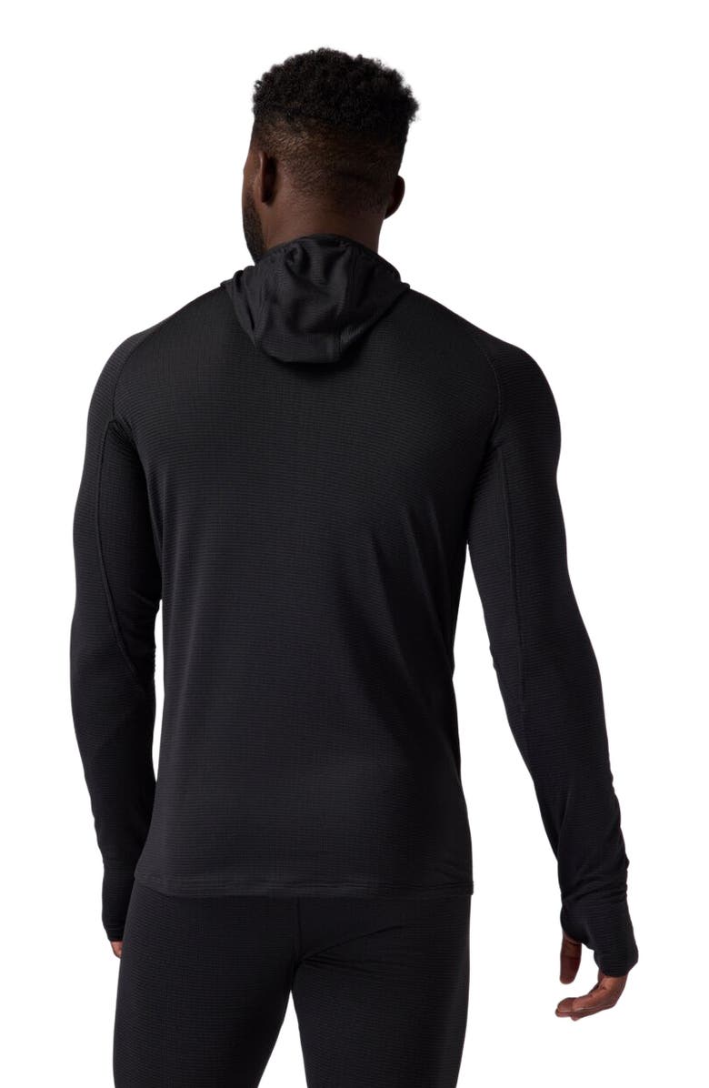 Backcountry Pines Microgrid Ultra-Lt Baselayer 1/2-Zip Scuba Top - Men's, Alternate, color, Black