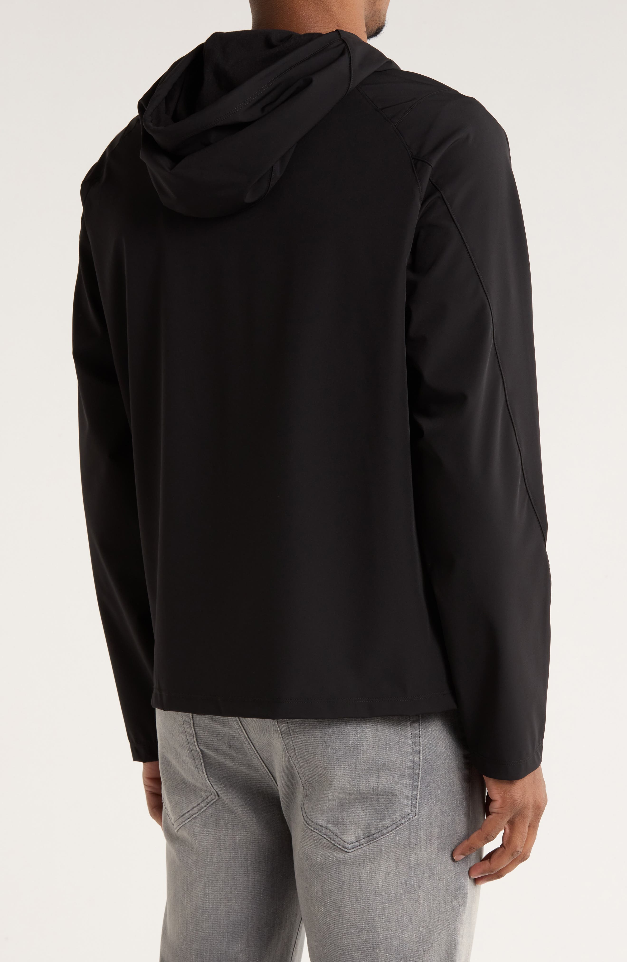 Long Sleeve Zip Up Hooded Windbreaker - image 2