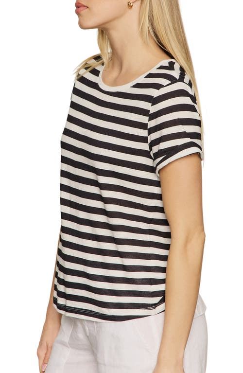 SANCTUARY SANCTUARY ABSTRACT PRINT COTTON T-SHIRT 