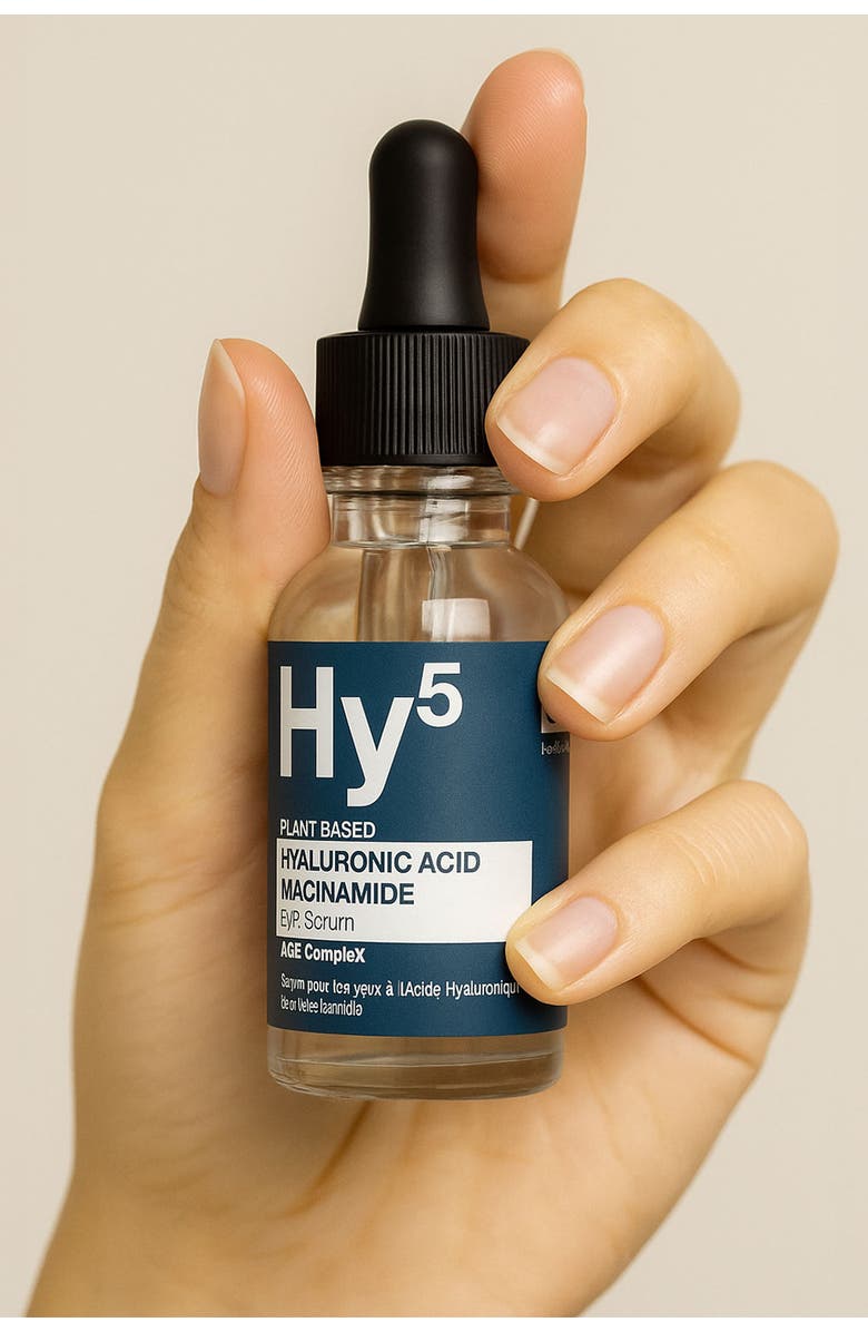 DR BOTANICALS Hyaluronic Acid 5% & Niacinamide 5% Eye Serum 15ml, Alternate, color, White