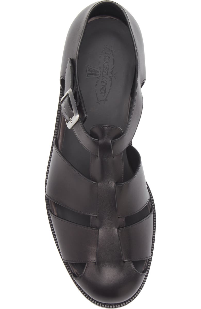 JM WESTON Fisherman Sandal, Alternate, color, Black