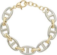 Juvell Two Tone Mariner Link Bracelet