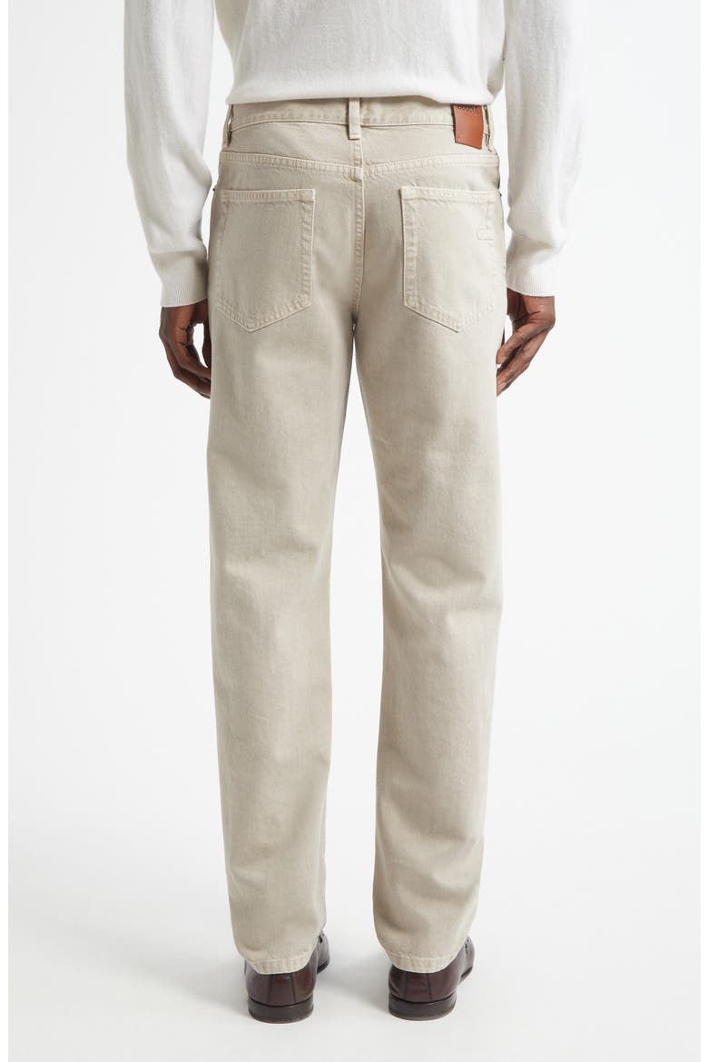 City Fit Nonstretch Denim Jeans, Alternate, color, MED BEIGE SOLID