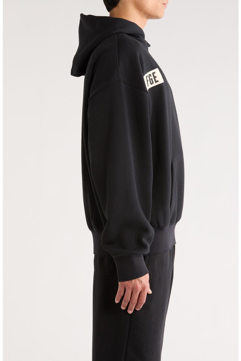 '90's Logo Graphic Cotton Blend Hoodie, Alternate, color, VINTAGE BLACK