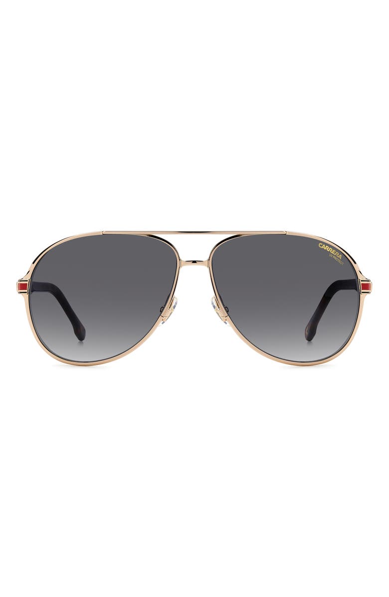 Carrera Eyewear 61mm Aviator Sunglasses, Main, color,