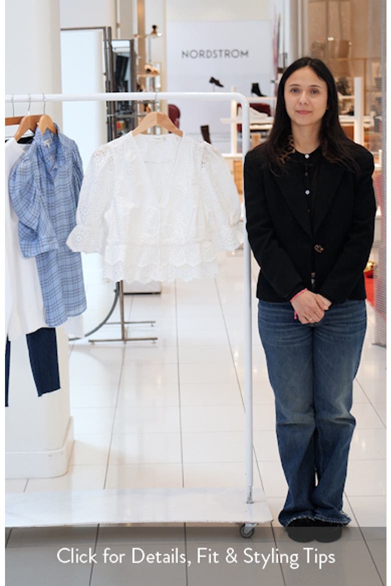 The Solstice Eyelet Cotton Top video