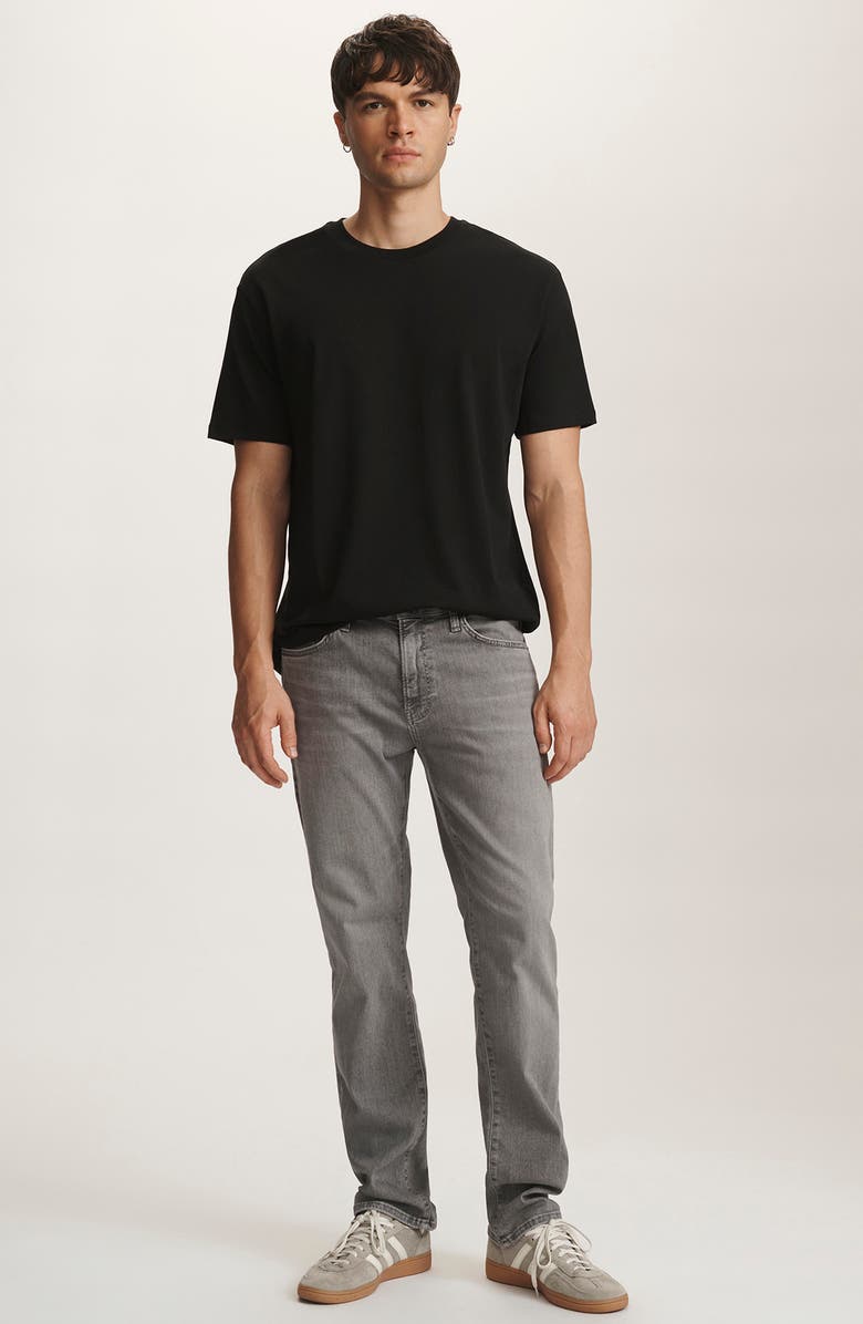 Mavi Jeans Zach Straight Leg Stretch Jeans, Alternate, color, Light Smoke Supermove