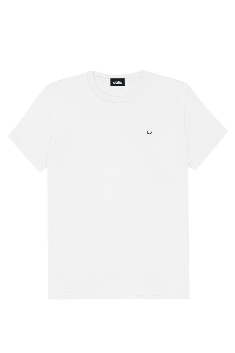 Womens Lil Smile Jersey Relaxed Tee, Alternate, color, White