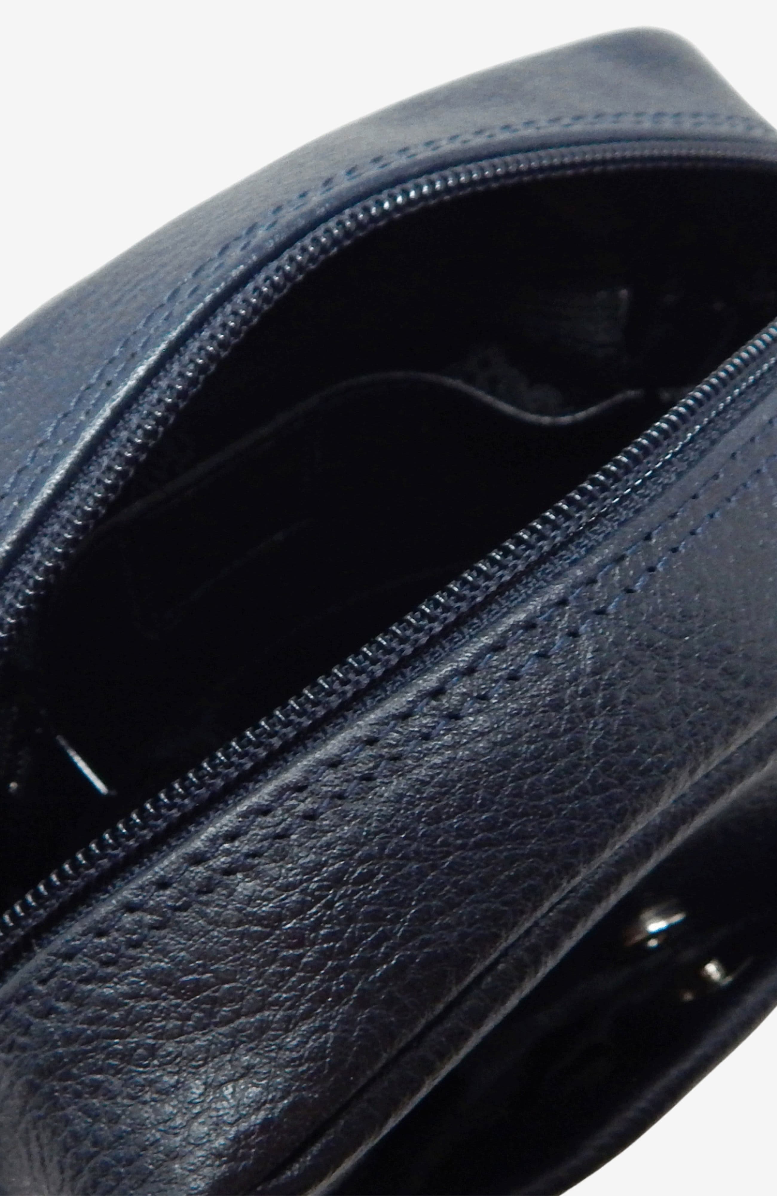 The Sailor Leather Traveler Crossbody Bag 225, Alternate, color, Navy