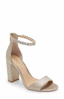 Jewel Badgley Mischka Badgley Mischka Collection Louise Ankle Strap Sandal