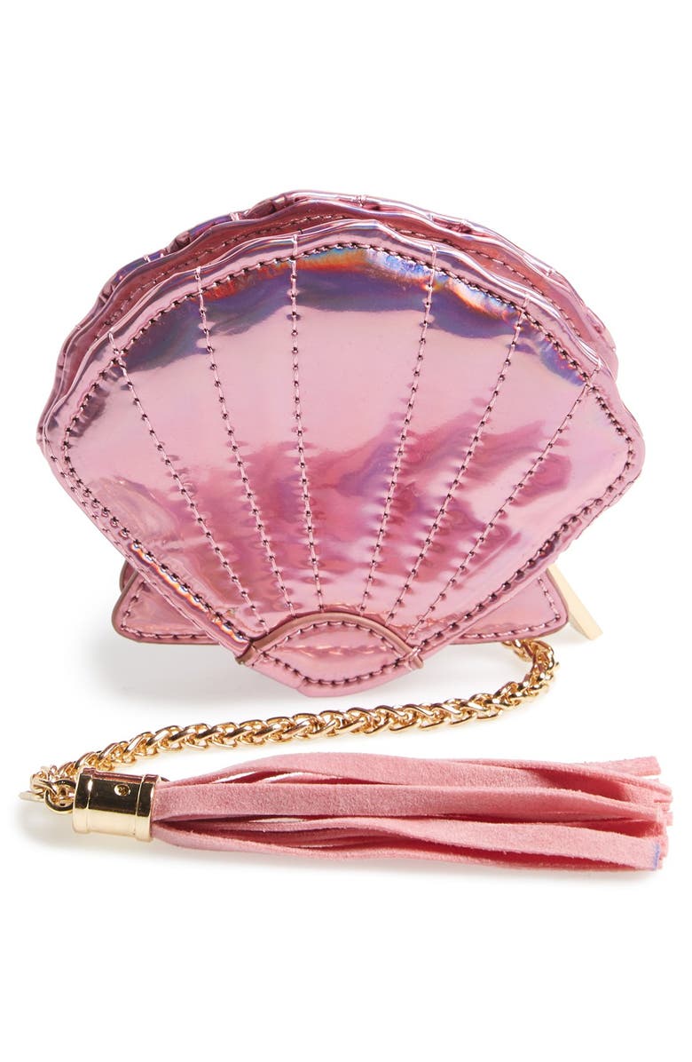 Skinnydip 'Shell' Coin Purse, Alternate, color, 