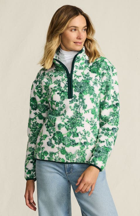 Half Zip Cozy High Pile Fleece Pullover