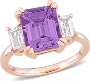 Julianna B. Gemstones Octagon 3-Stone Ring