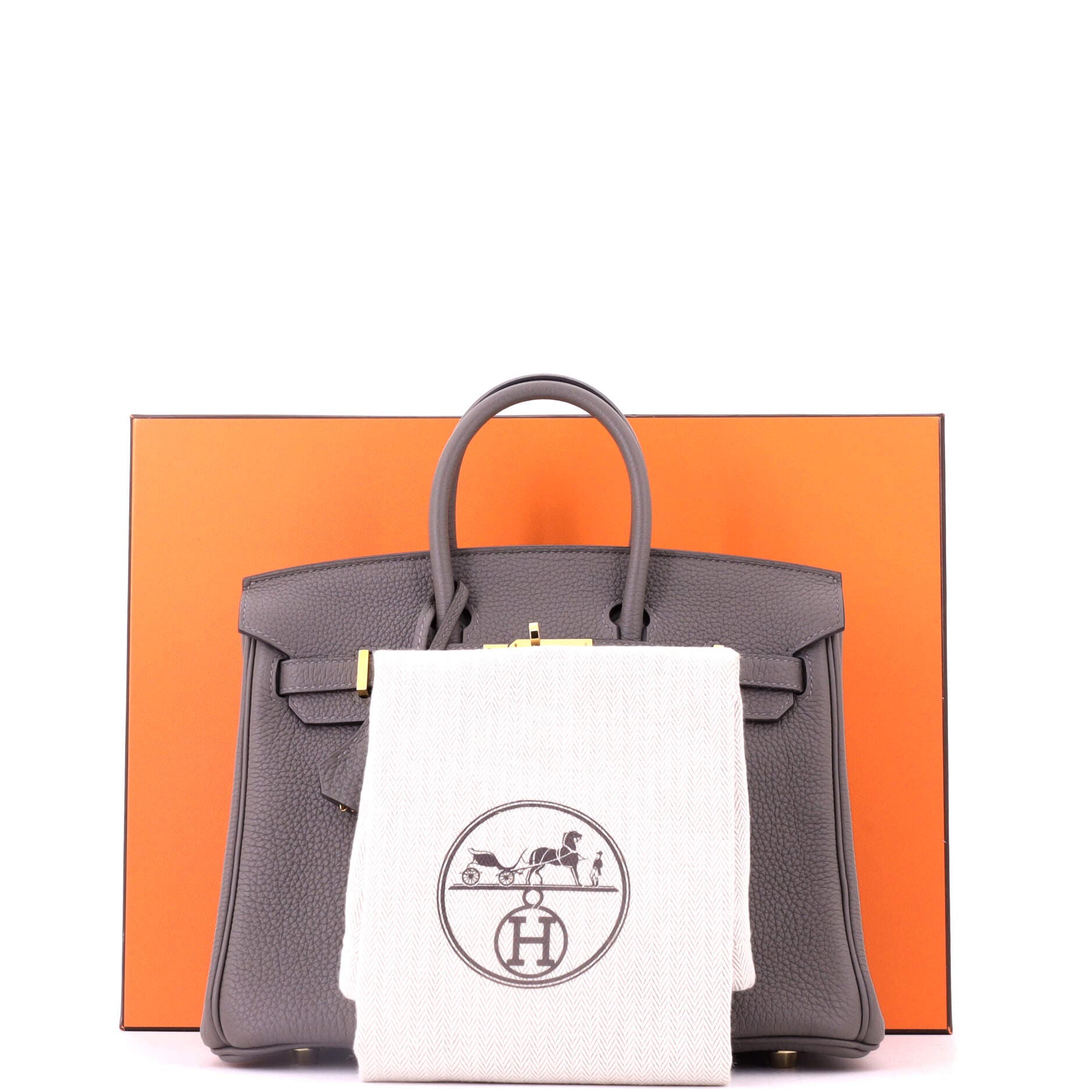 Birkin Handbag Grey Togo with Gold Hardware 25, Alternate, color, Gris Meyer