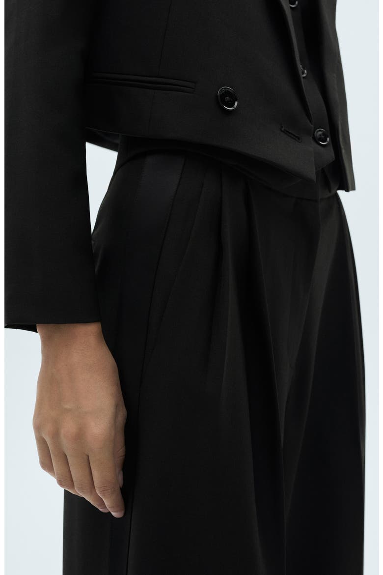 Straight Leg Suit Pants, Alternate, color, BLACK