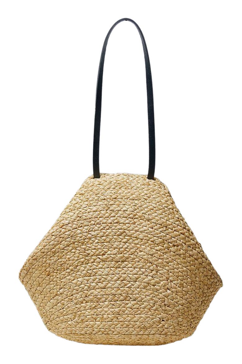 Keza Braided Raffia Carryall, Alternate, color, Natural