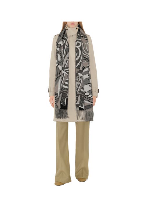 BURBERRY BURBERRY CAROUSEL EKD CASHMERE SCARF