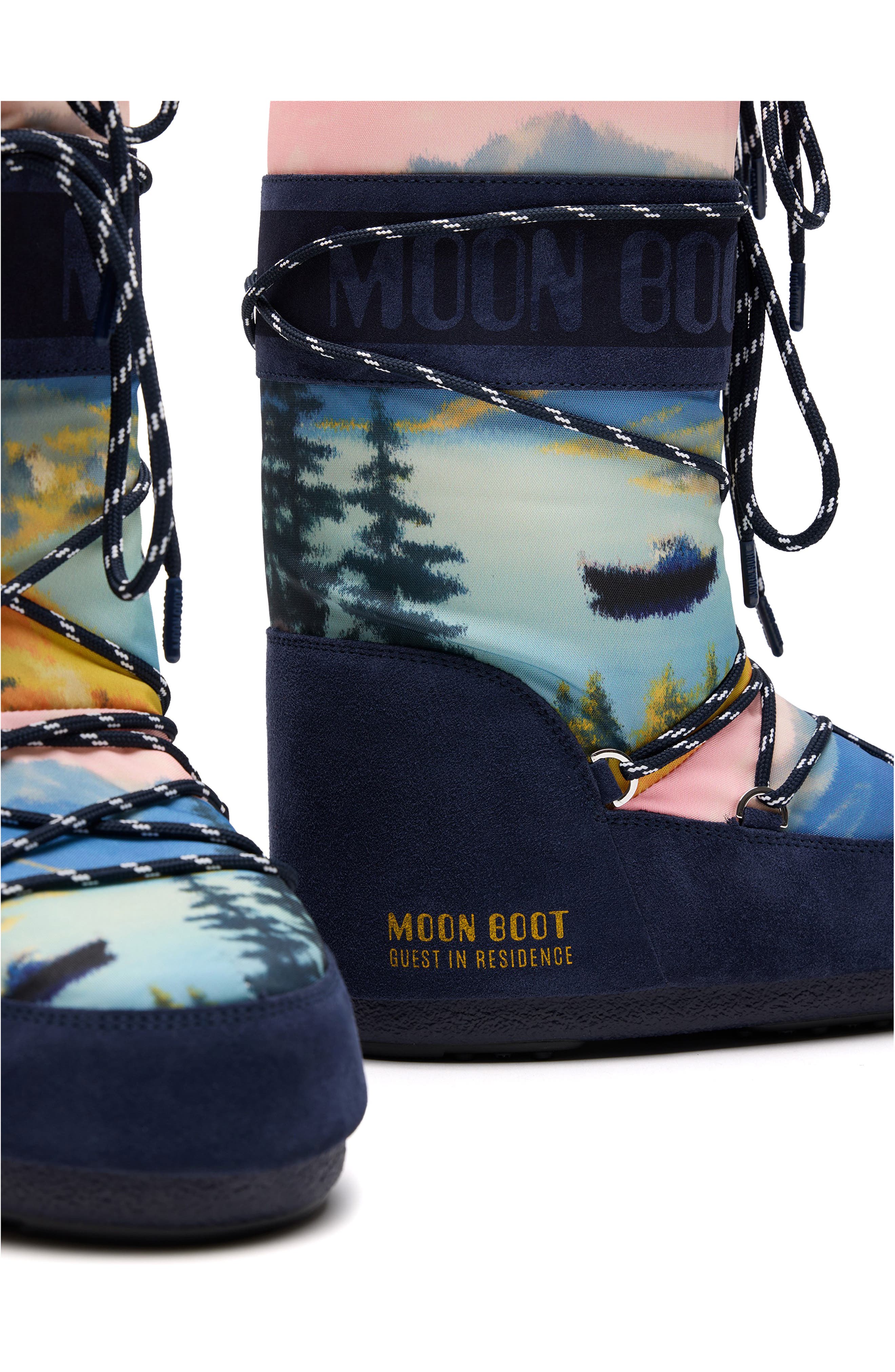 x Guest In Residence Icon High Postcard Boot, Alternate, color, MIDNIGHT