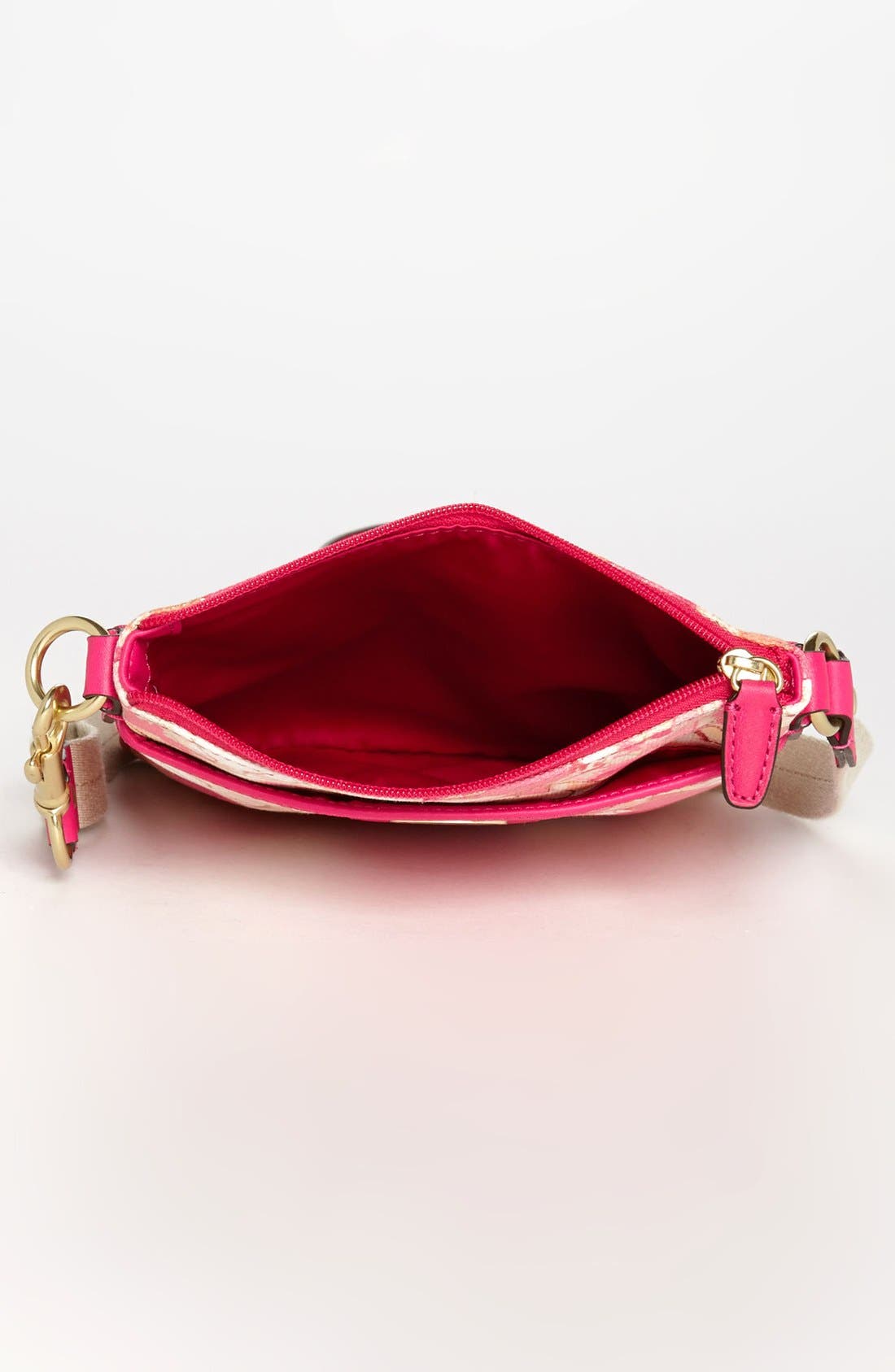 'Swingpack' Floral Print Crossbody Bag, Alternate, color, CORAL MULTI