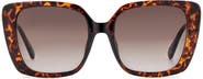 Fossil 54mm Gradient Square Sunglasses