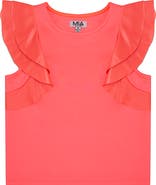 MIA New York Kids' Flutter Sleeve Top