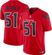 Nike Men's Nike Will Anderson Jr. Red Houston Texans Alternate Vapor F.U.S.E. Limited Jersey