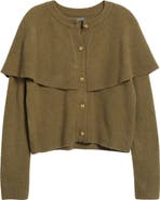 Vince Camuto Cape Detail Cardigan