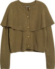 Vince Camuto Cape Detail Cardigan