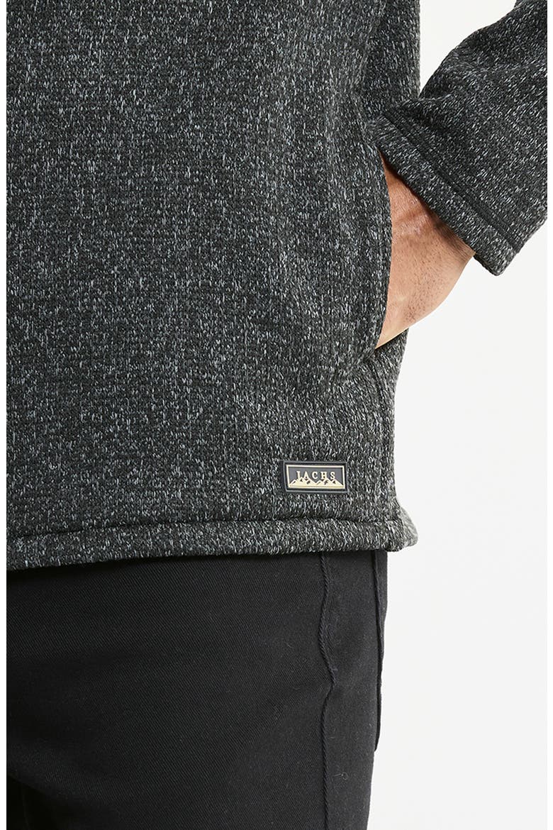 Sweater Fleece Full Zip, Alternate, color, CHARCOAL FLEECE