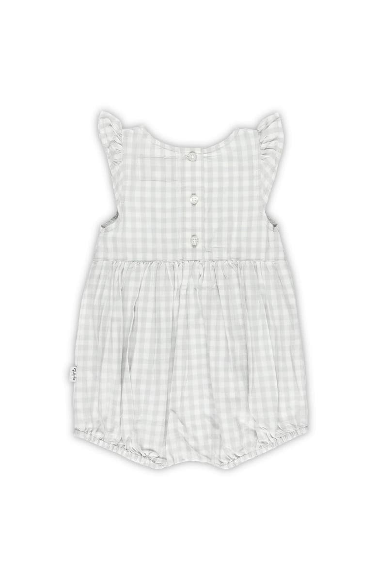 GARB Girl's Infant Garb Gray Kentucky Wildcats Cara Gingham Ruffled Bodysuit, Alternate, color, Gray