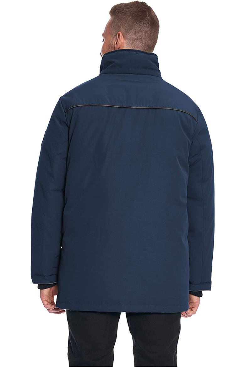 FRASER - Vegan Down Winter Parka with Removable Faux Fur, Alternate, color, NAVY