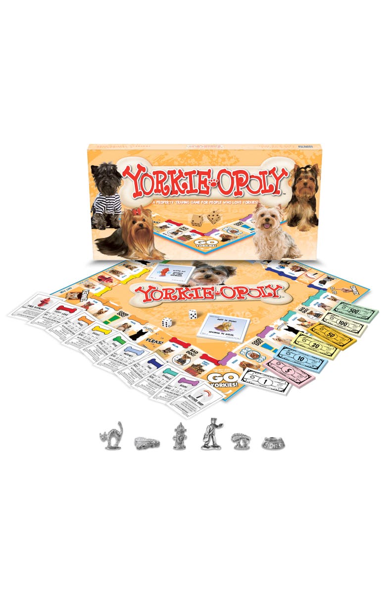 Late for the Sky Yorkieopoly Monopoly Board Game, Main, color, Multicolored