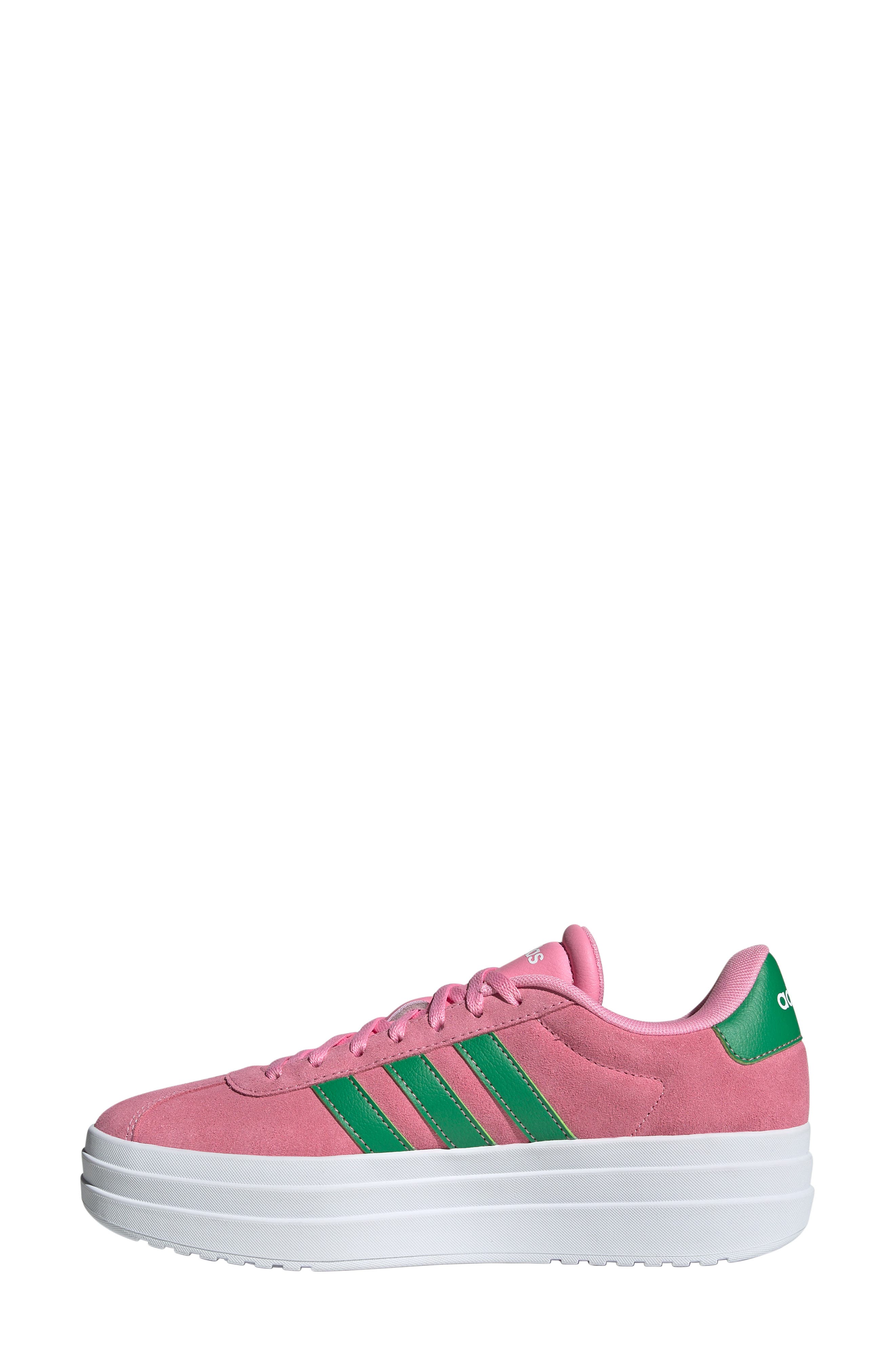 VL Court Bold Platform Sneaker, Alternate, color, BLISS PINK/ GREEN/ WHITE