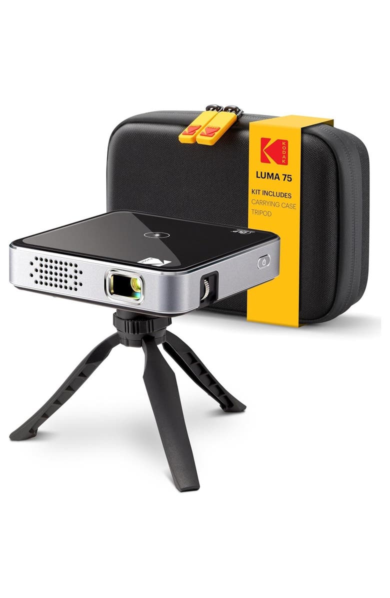 Kodak Luma 75 Ultra Mini Projector, Portable Pico Projector with Carrying Case
Tripod, Main, color, Black