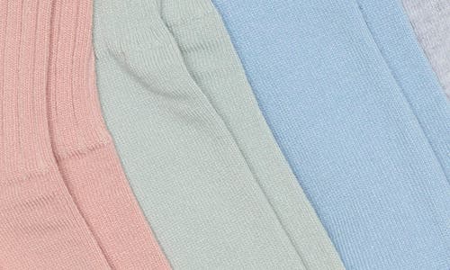 Yogalicious 6-pack Ruffle Edge Crew Socks In Multi